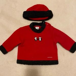 Girl Sweater coat and hat
